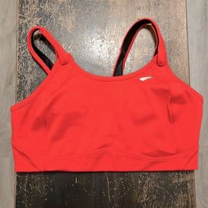 Brooks coral full support sports bra. Size 36DD.